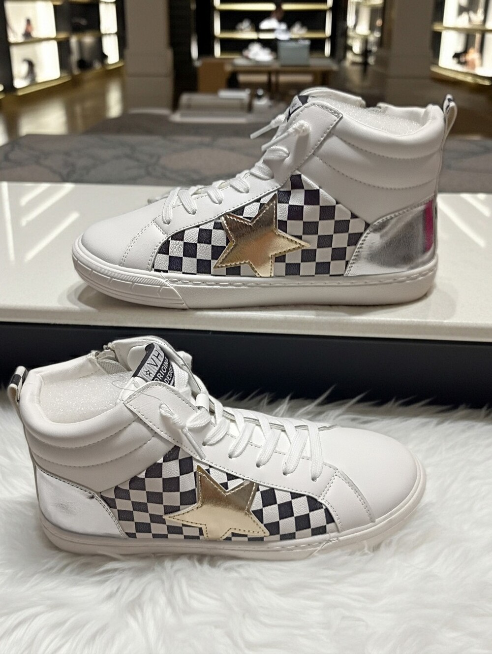 🔥 Vintage Havana 🔥 Lexi Checkered Sneakers Women's Sz 8.5 🆕